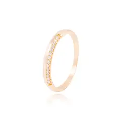 JB JOYAS BARON - Anillo Compromiso de Oro 18Kt Circón Central