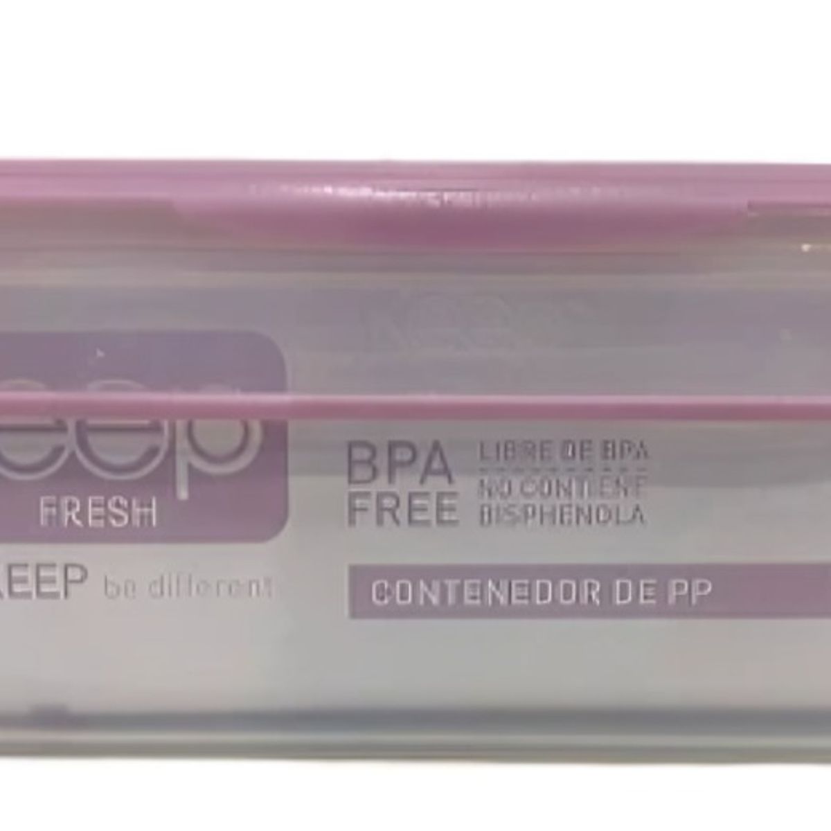KEEP - HERMETICO PP 2300 ML RECTANGULAR ROSADO