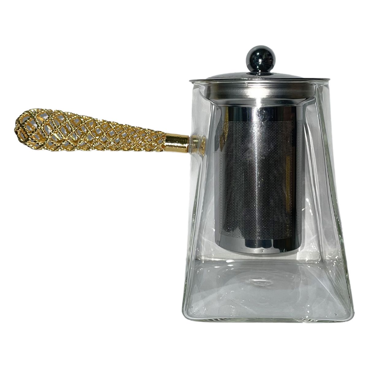 GENERICO - Tetera Infusora De Vidrio 750ml Con Mango