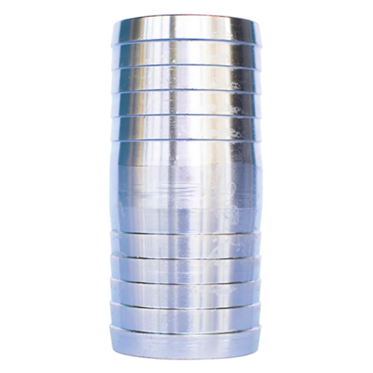 GENERICO - Union Doble Copla 4 Pulgadas Acero Zincado