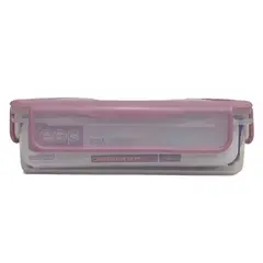 KEEP - HERMETICO PP 900ML RECTANGULAR ROSADO