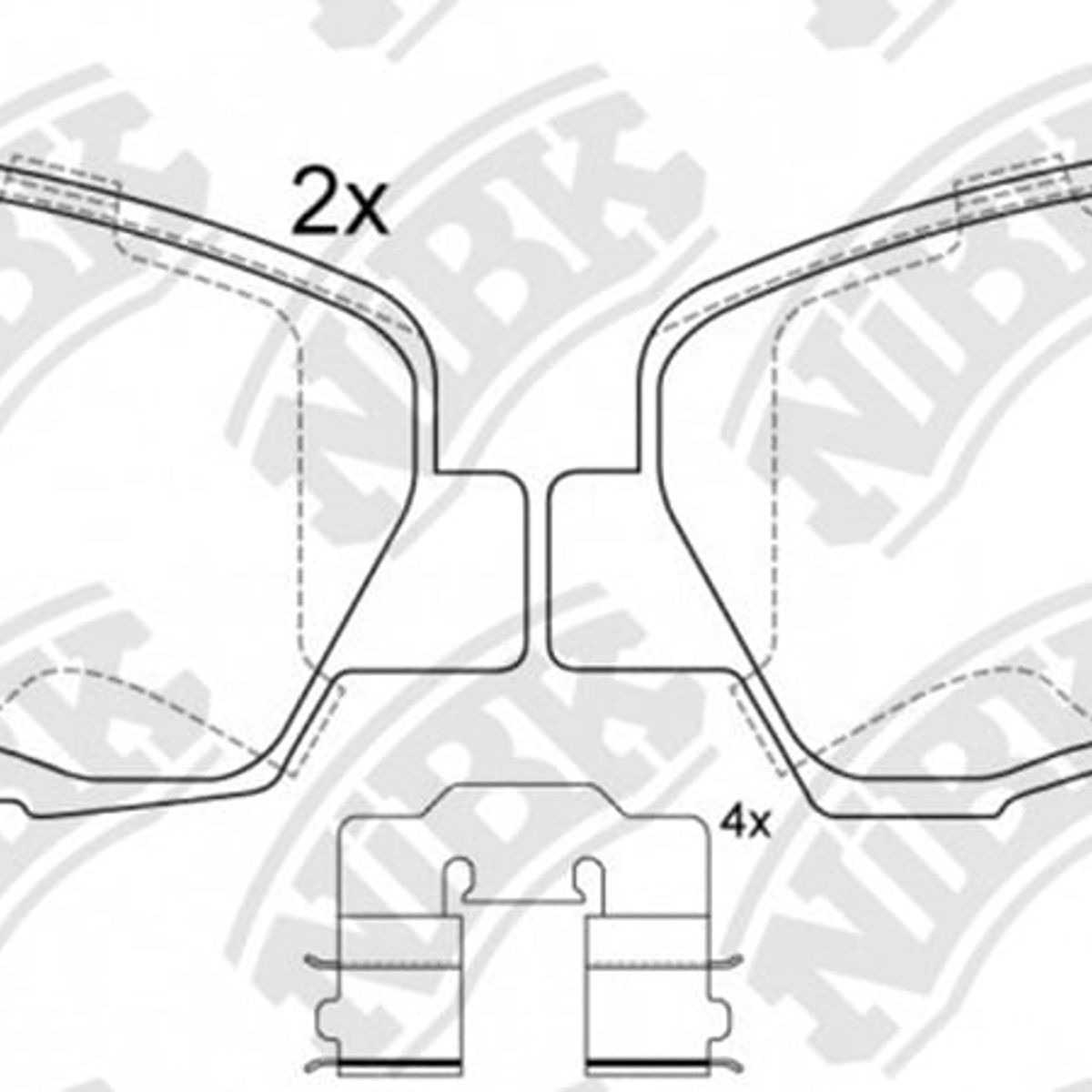 GENERICO - Pastillas Frenos Delanteras PEUGEOT 301 13/19-308 14-> C-ELYSEE 1.2-1.6 14->