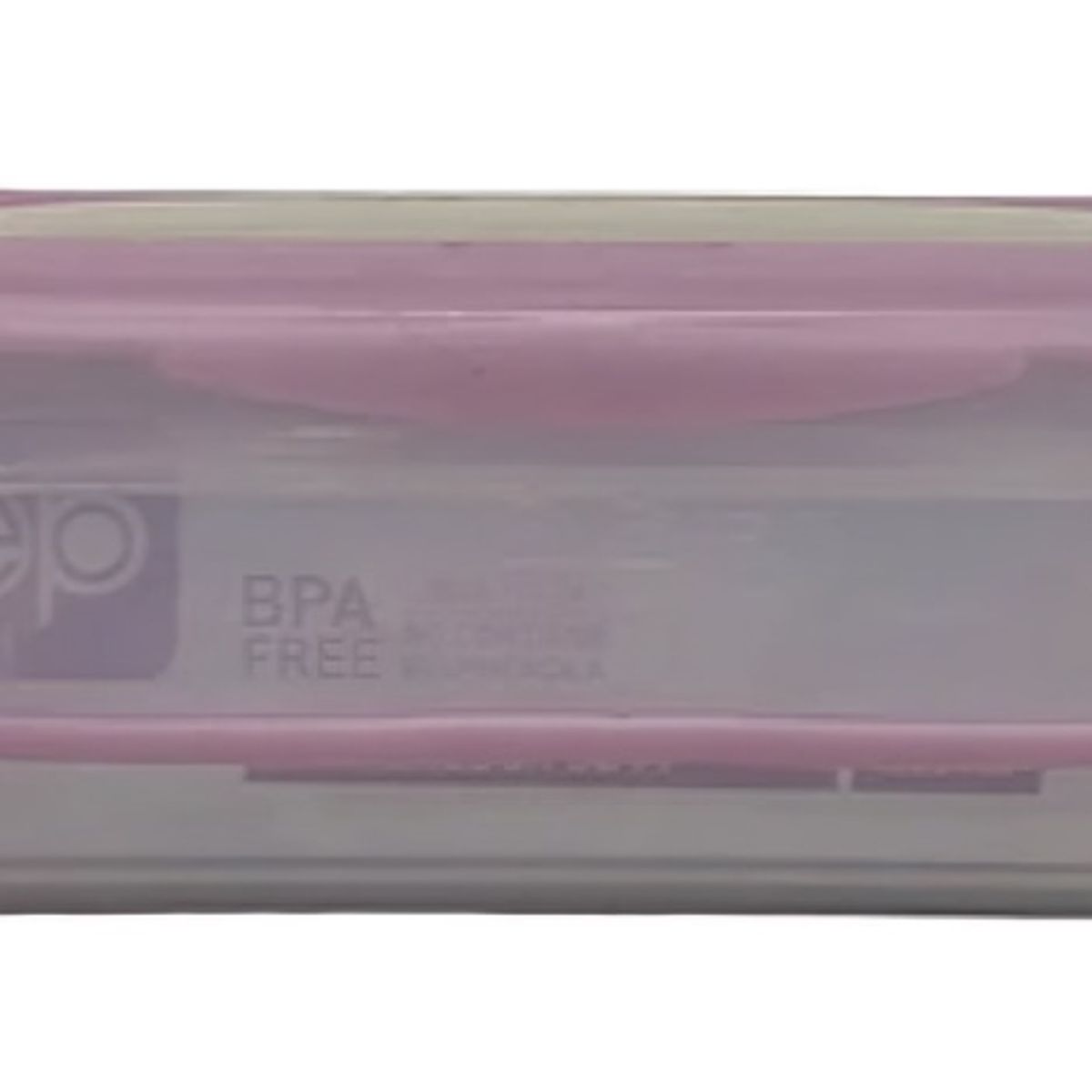 KEEP - HERMETICO PP 600ML RECTANGULAR  ROSADO