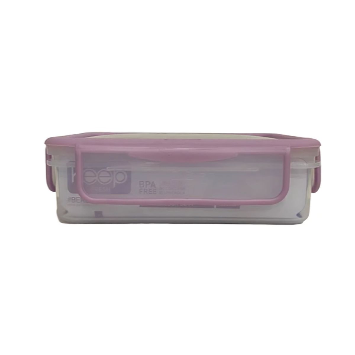 KEEP - HERMETICO PP 600ML RECTANGULAR  ROSADO