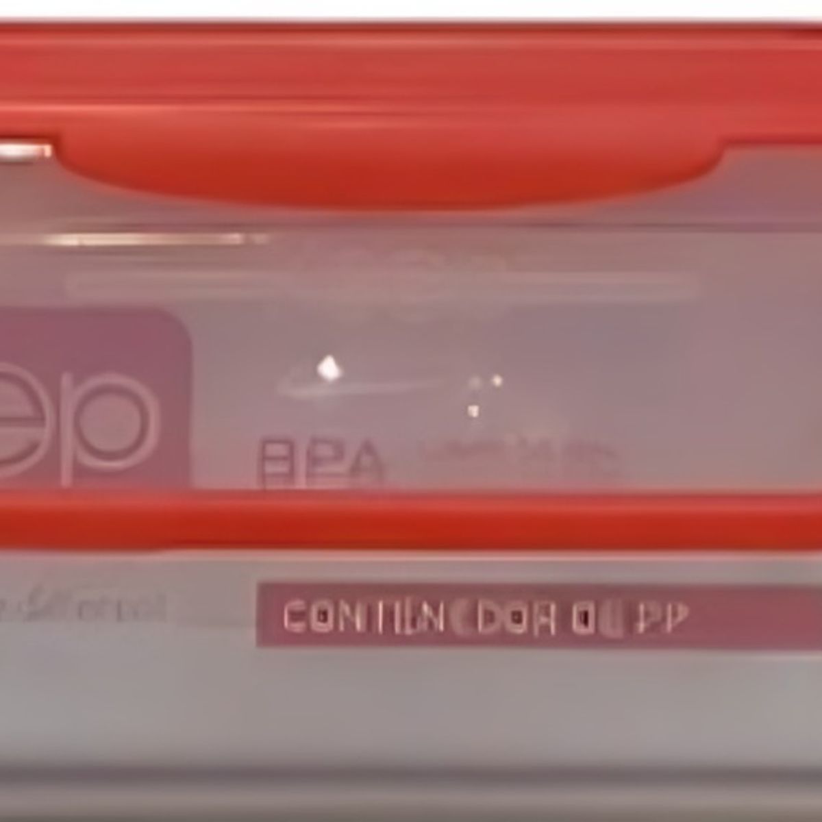 KEEP - HERMETICO PP 400ML RECTANGULAR  ROJO