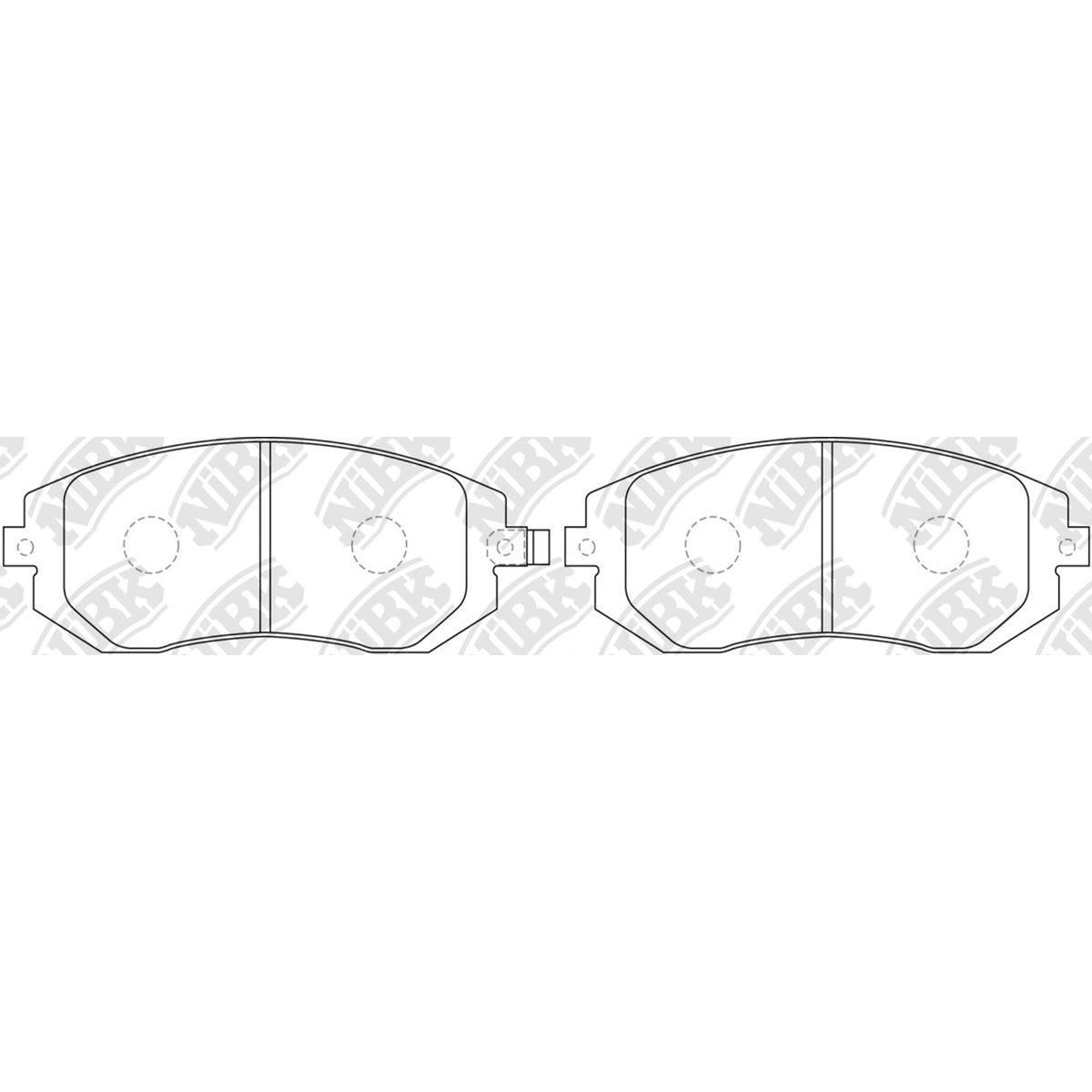 GENERICO - Pastillas Frenos Delanteras Subaru Xv 1.6 2012-2017