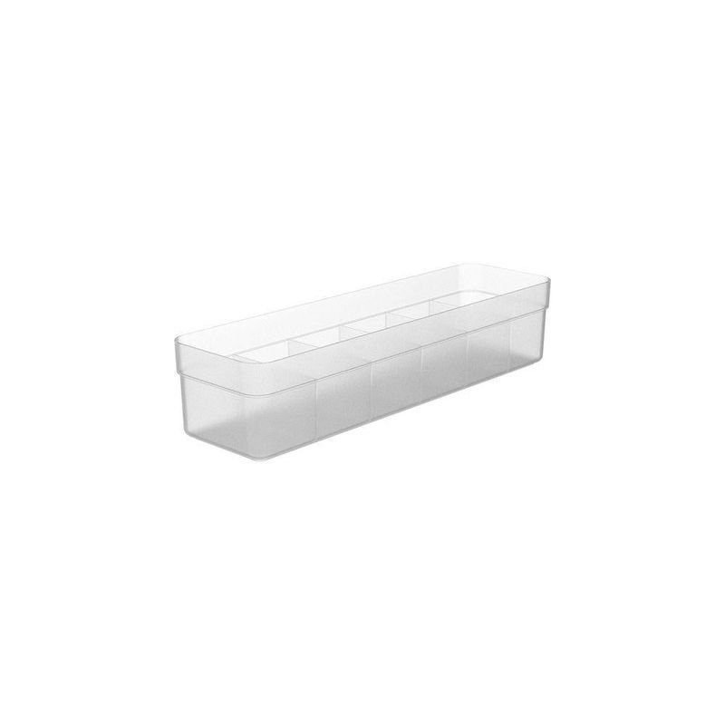 OU - Organizador De Cajón Closet Logic Pequeño Transparente - Turquesa