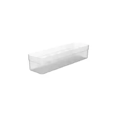 OU - Organizador De Cajón Closet Logic Pequeño Transparente - Turquesa