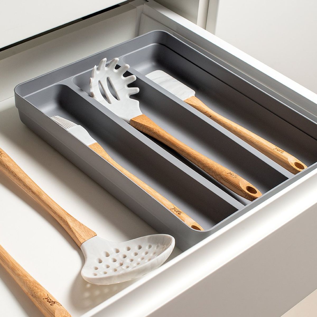 OU - Organizador de Utensilios Logic Gris OU