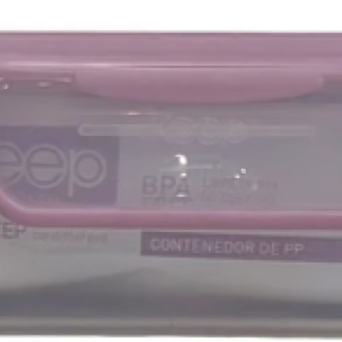 KEEP - HERMETICO PP 400ML RECTANGULAR  ROSADO