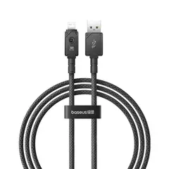 BASEUS - Cable Carga Rápida USB a Lightning 1 m 24A Negro