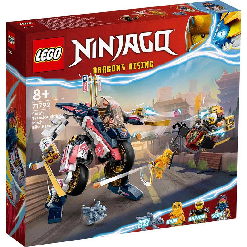 LEGO - Lego Ninjago 71792 Moto Carreras Transformable Meca De Sora