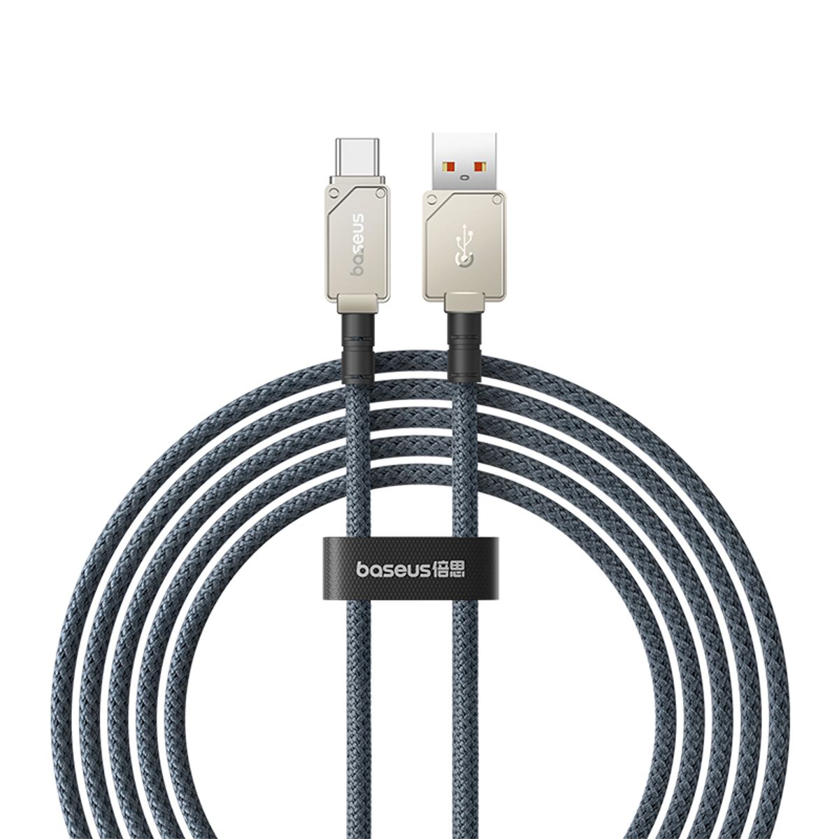 BASEUS - Cable Baseus P10355801221-01 2m 100W Carga Rápida Blanco