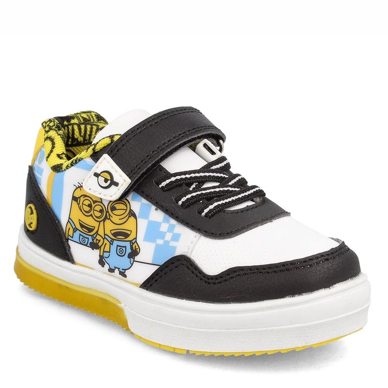 BUBBLE GUMMERS - Zapatilla Niño Bubblegummers Minions Neon Blanco-Negro