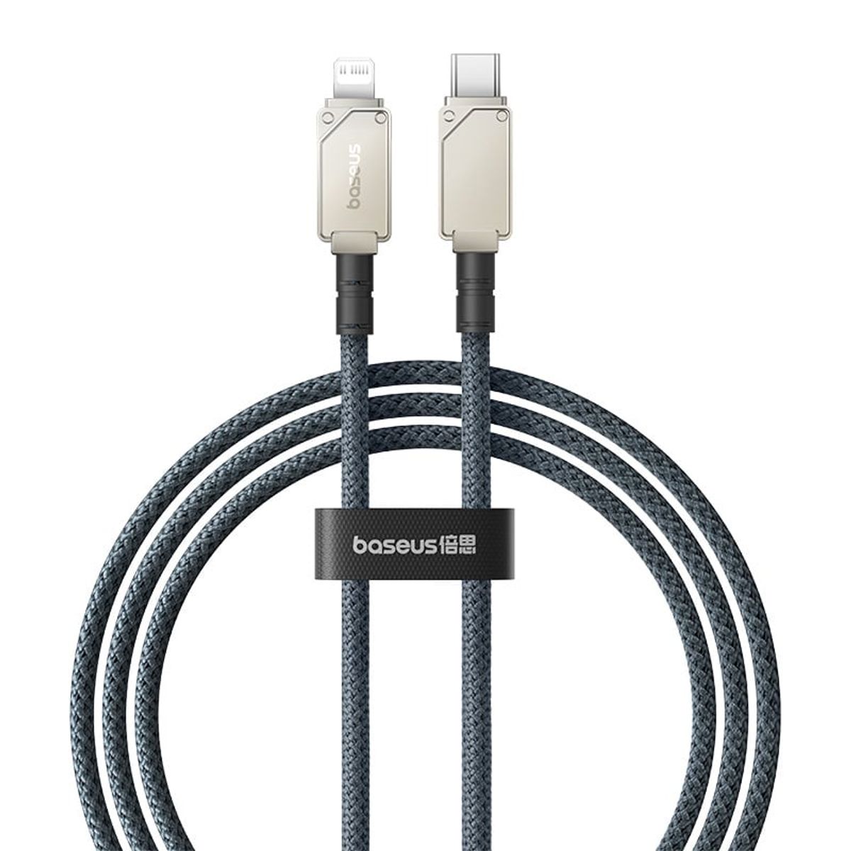 BASEUS - Cable Carga Rápida Baseus Tipo C a Lightning 1 m 20W Blanco