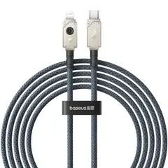 BASEUS - Cable Carga Rápida Tipo C a Lightning 2 m 20W Blanco
