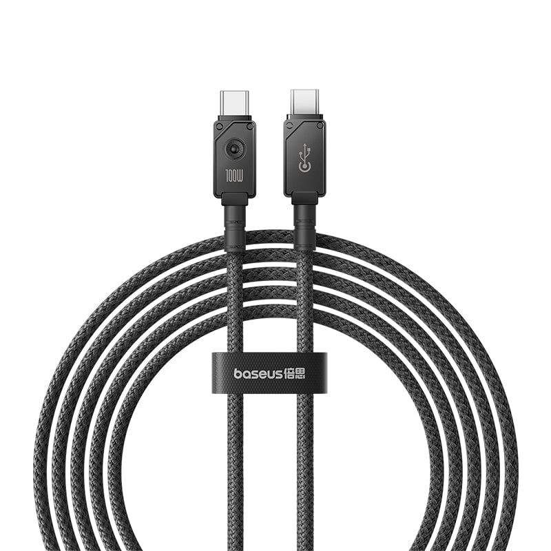 BASEUS - Cable Carga Rápida Baseus Tipo C a Tipo C 2 m 100W Negro