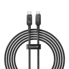BASEUS - Cable Carga Rápida Tipo C a Tipo C 2 m 100W Negro