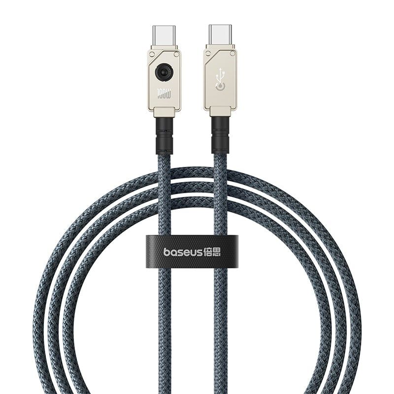 BASEUS - Cable Carga Rápida Baseus Tipo C a Tipo C 1 m 100W Blanco