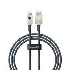 BASEUS - Cable Carga Rápida USB a Lightning 1 m 24A Blanco