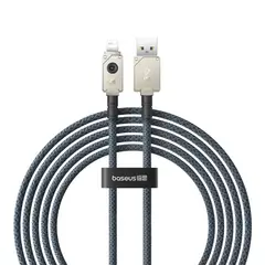 BASEUS - Cable Carga Rápida USB a Lightning 2 m 24A Blanco