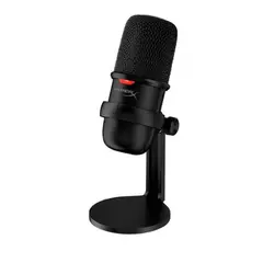 HYPERX - Microfono Gamer Solocast Negro USB Podcast Streaming