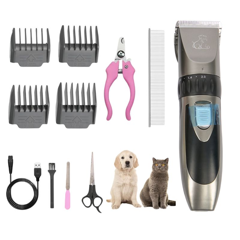 GENERICO - Maquina Corta Pelo Mascotas Perro Gato Kit Completo