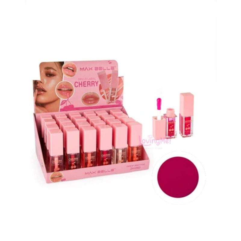 MAX BELLE - Brillo Labial Cherry