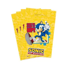 PARTY EXPRESS - Bolsas Para Dulces Sonic El Erizo Sega 6pcs