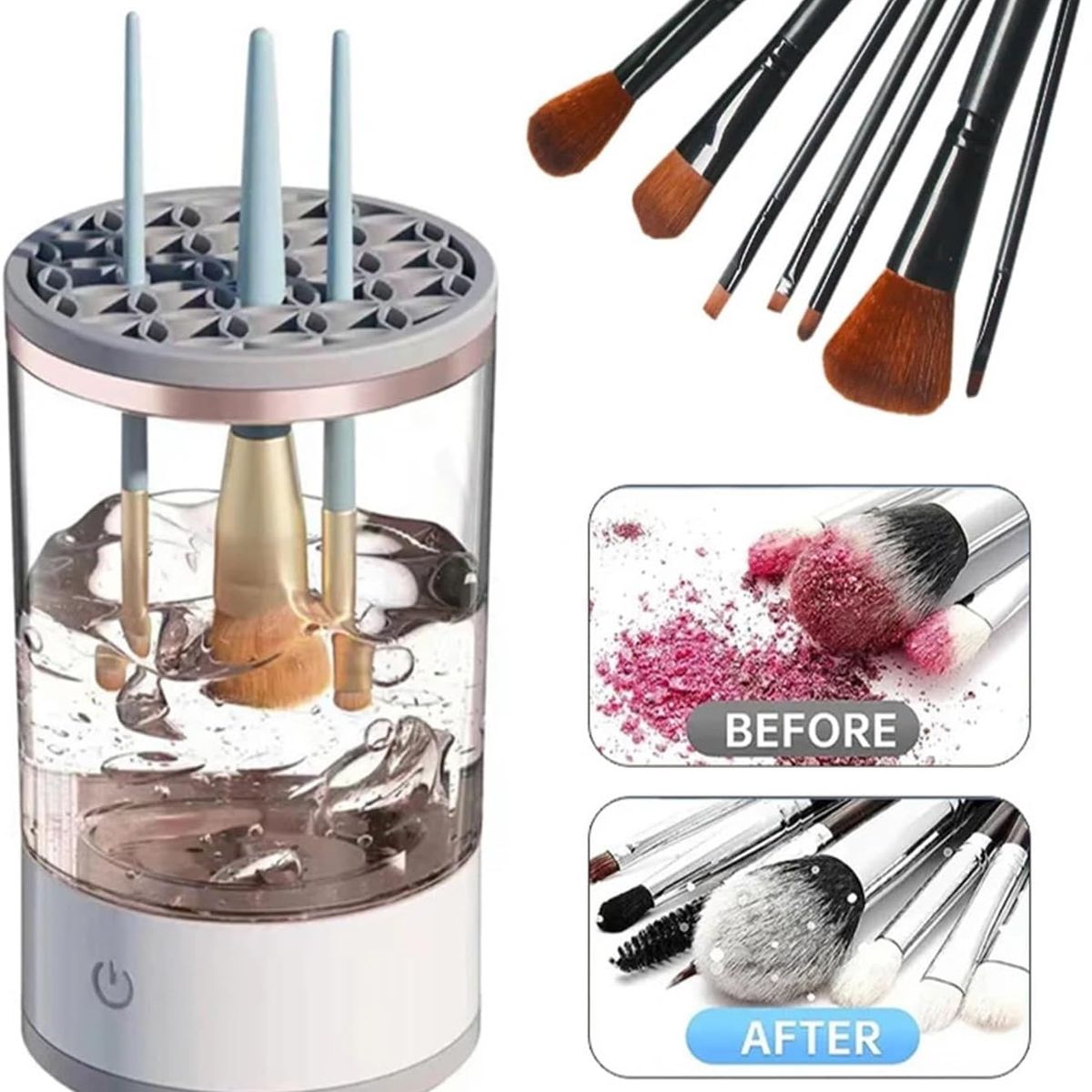 GENERICO - Máquina Limpiadora De Brochas De Maquillajeslavadora