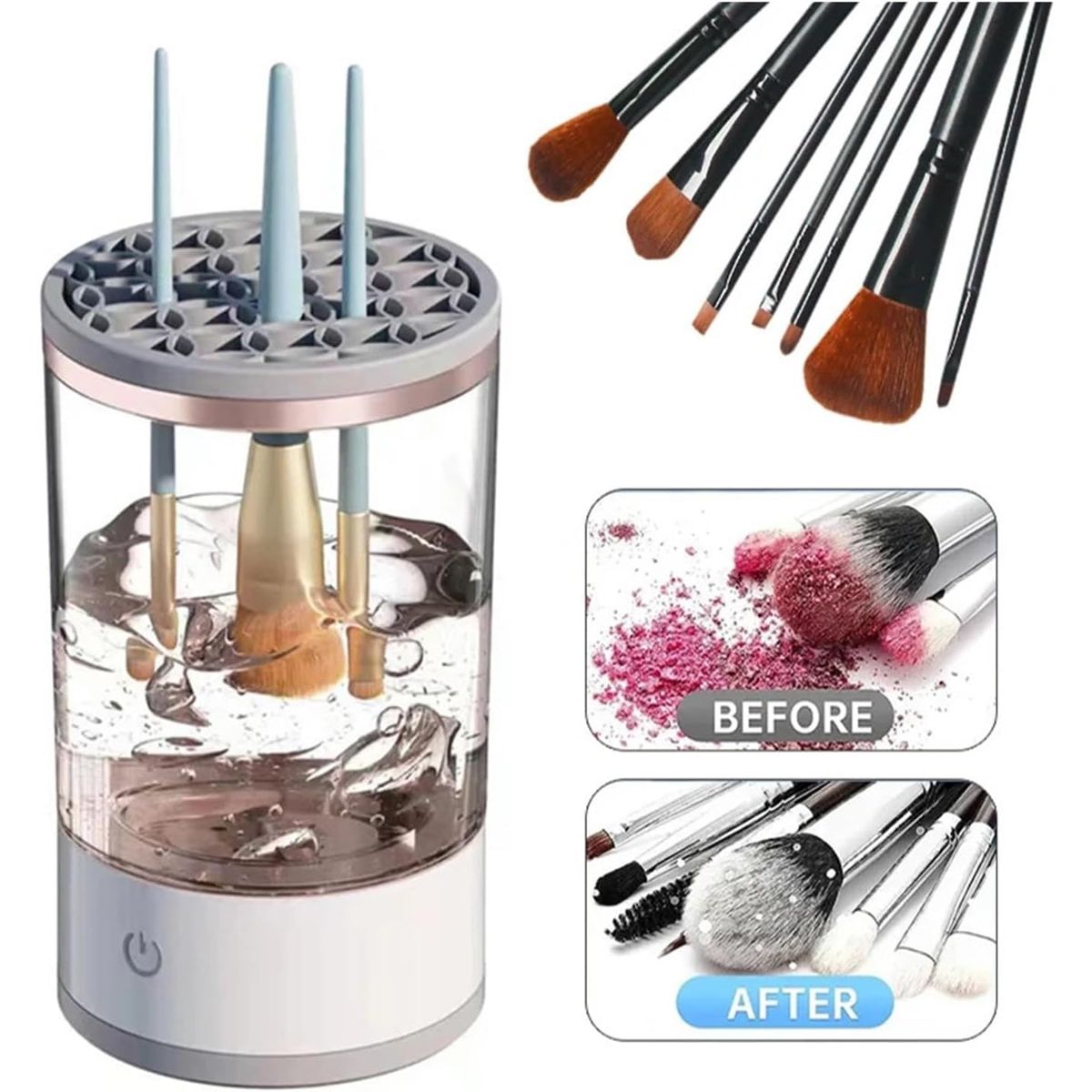 GENERICO - Máquina Limpiadora De Brochas De Maquillajeslavadora