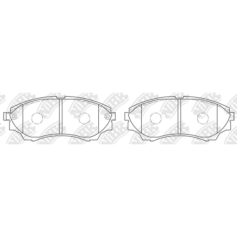 GENERICO - Pastillas De Frenos Delanteras Mazda BT50 2008-2012