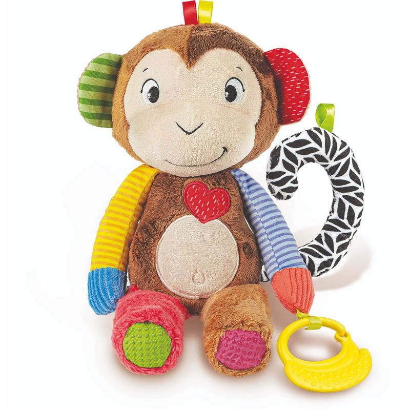 CLEMENTONI - Peluche Interactivo Bruno El Mono de Clementoni