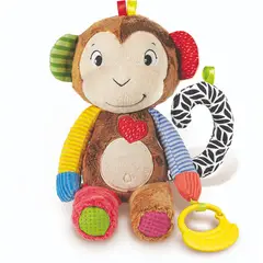 CLEMENTONI - Peluche Interactivo Bruno El Mono de