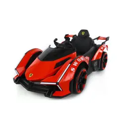 GENERAC - Auto Montable Eléctrico Juguete Niños Rojo