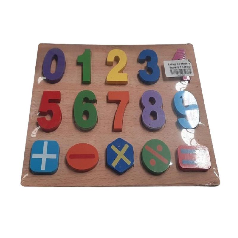 TOLIPA - Tabla de Encaje de números y signos Matemáticos