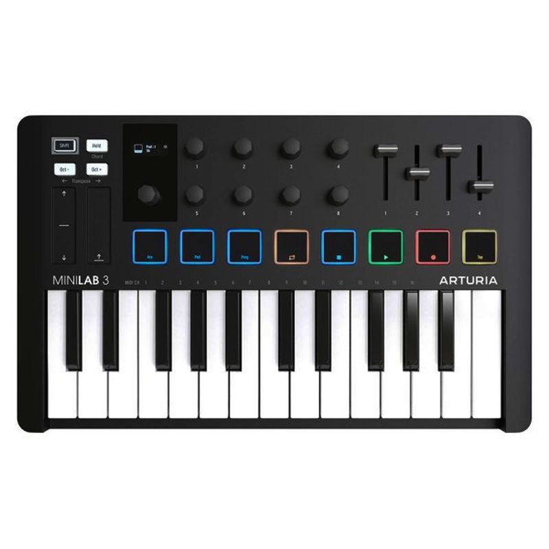 ARTURIA - Controlador MIDI 25 Teclas Profesional Arturia MiniLab 3 BK