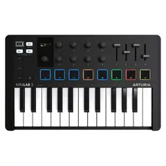ARTURIA - Controlador MIDI 25 Teclas Profesional MiniLab 3 BK