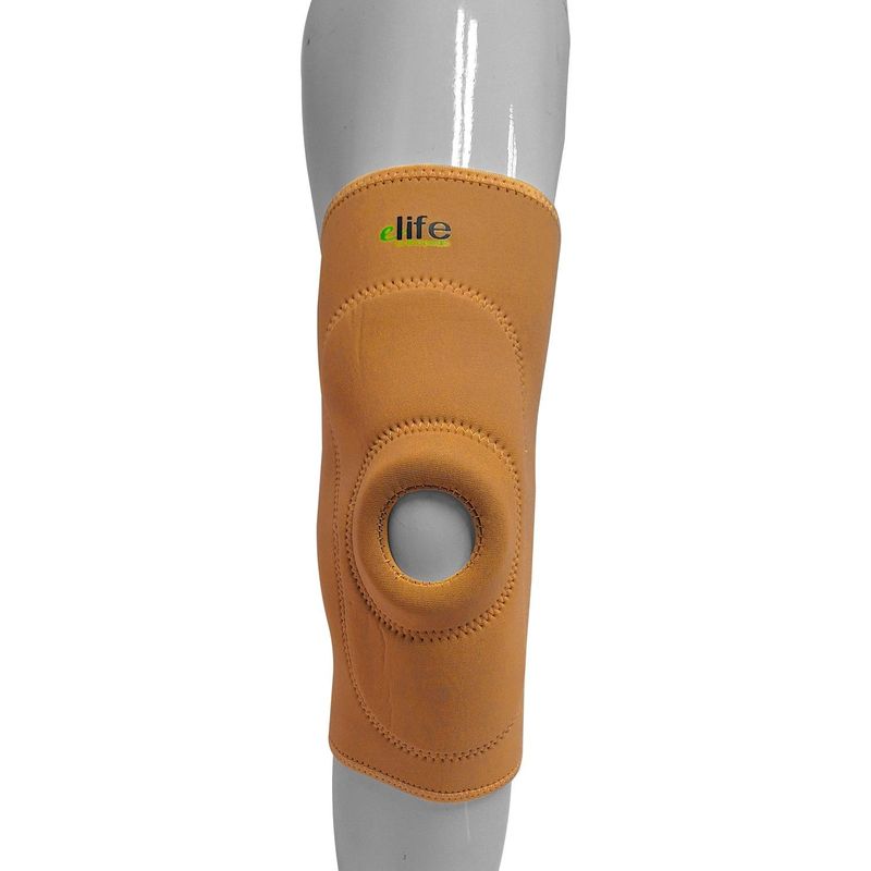 MAXCARE - Rodillera Open Patella Elasticada Isotemp Talla M E-LIFE MAXCARE