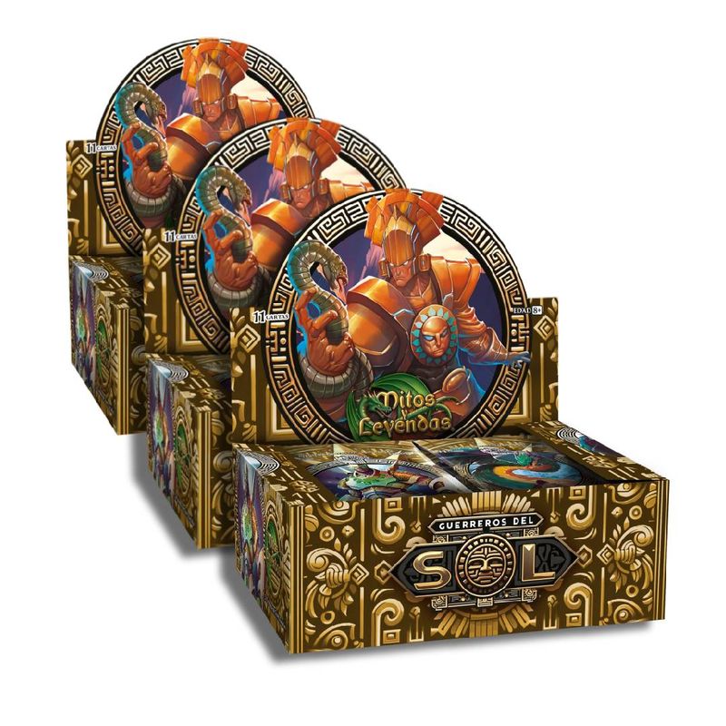 MITOS Y LEYENDAS - X3 Display Guerreros del Sol MyL