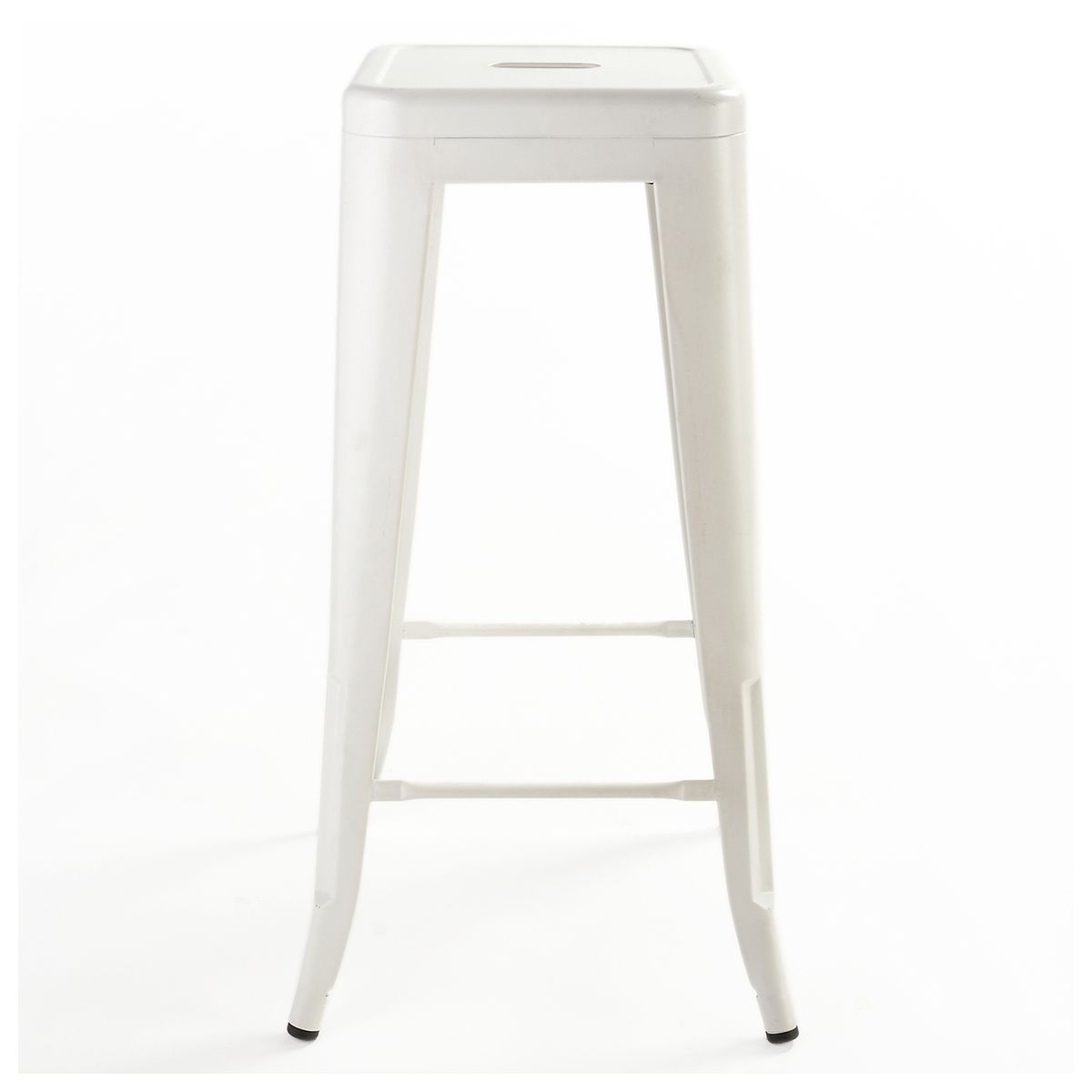 NOVAHUS - Piso de Bar Metal Tolix Blanco