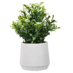 THE GREEN ELEMENT - Planta Decorativa con Macetero tipo Mármol 24 CM