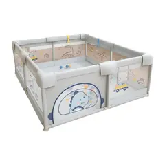 U BUY - Corral Centro De Juego 2 x 18 M Portátil Bebés Y Niños Gris-