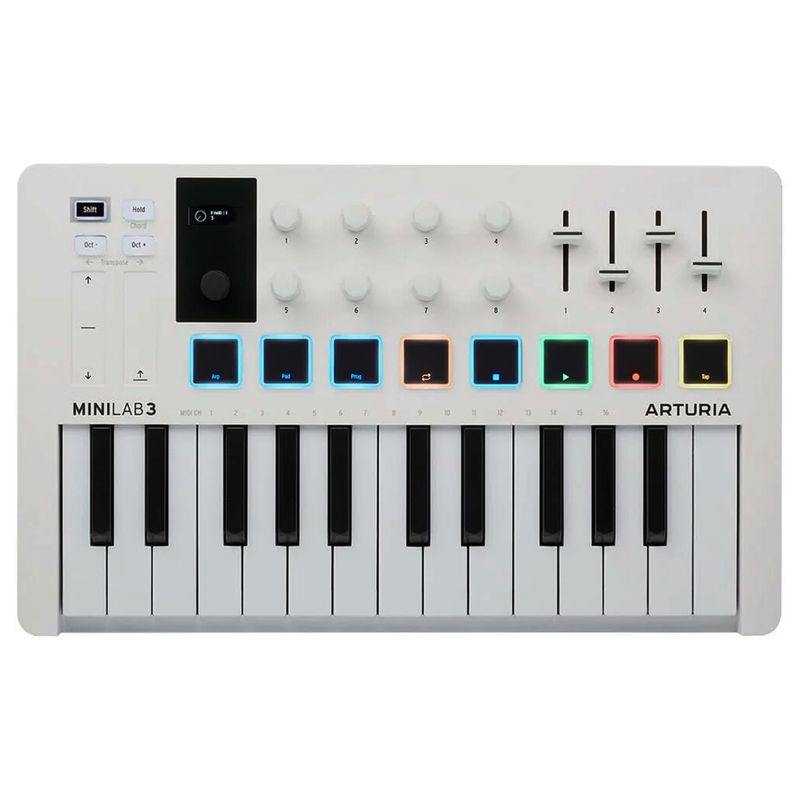 ARTURIA - Controlador MIDI 25 Teclas Profesional Arturia MiniLab 3 WH