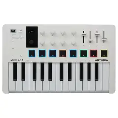 ARTURIA - Controlador MIDI 25 Teclas Profesional MiniLab 3 WH