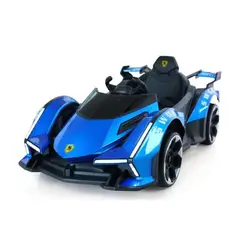 GENERAC - Auto Montable Eléctrico Juguete Niños Azul