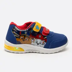 PAW PATROL - Zapatilla Con Luces Niño Personajes Azul
