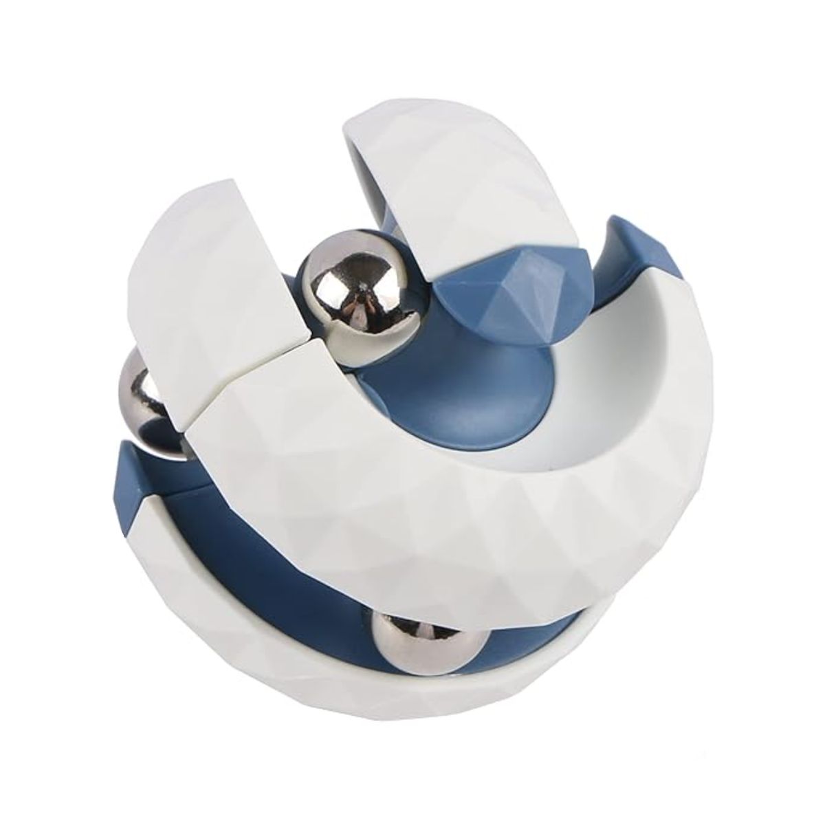 GENERICO - Juguete Cubo Giratorio Antiestres Creative Orbit Ball Color - Blanco