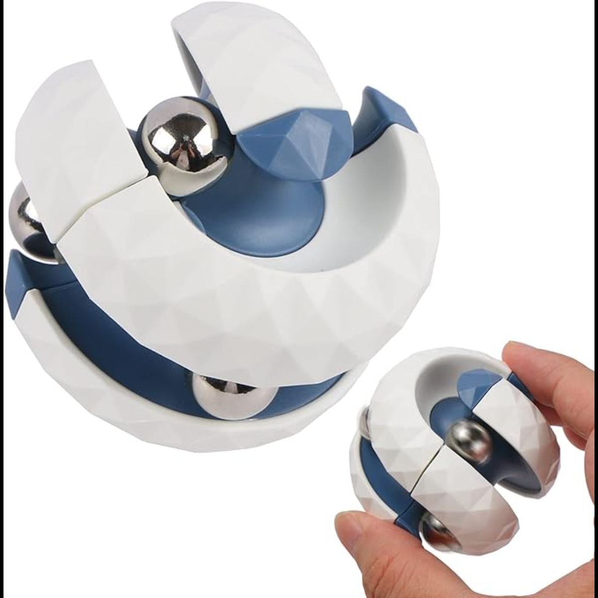 GENERICO - Juguete Cubo Giratorio Antiestres Creative Orbit Ball Color - Blanco