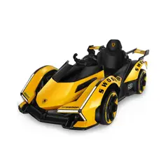 GENERAC - Auto Montable Eléctrico Juguete Niños Amarillo